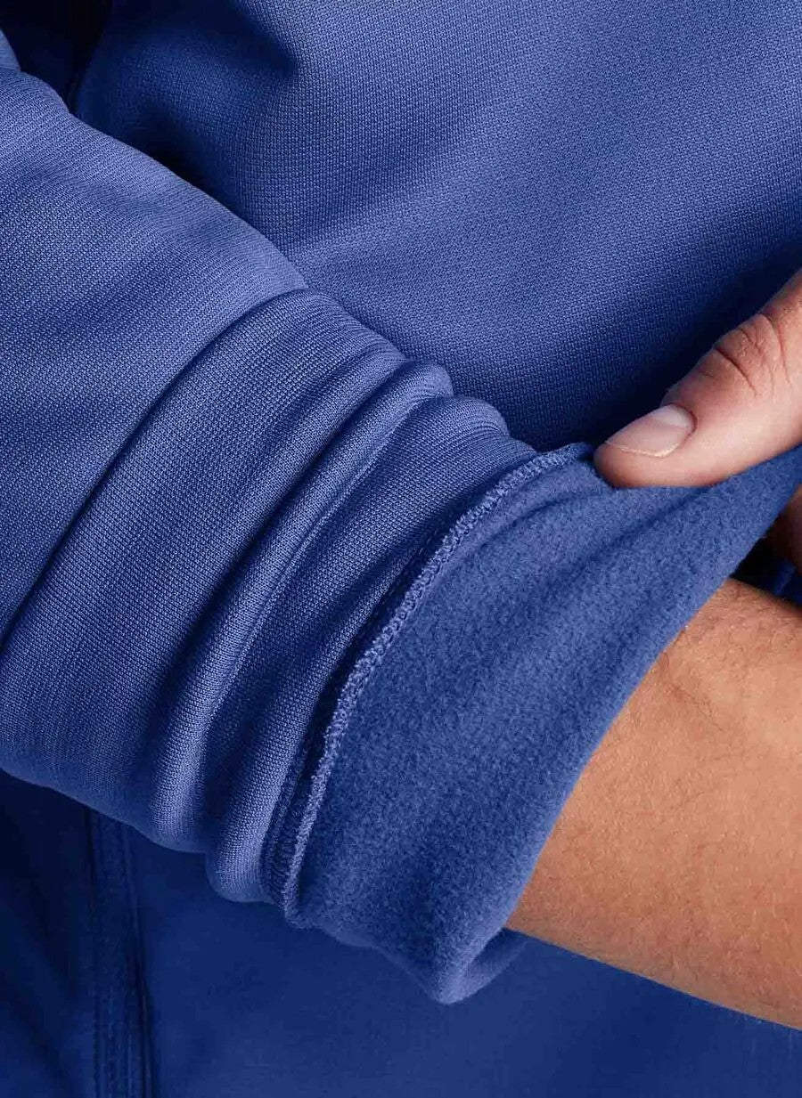 Felpa con cappuccio e zip intera Armour Fleece® Storm da uomo