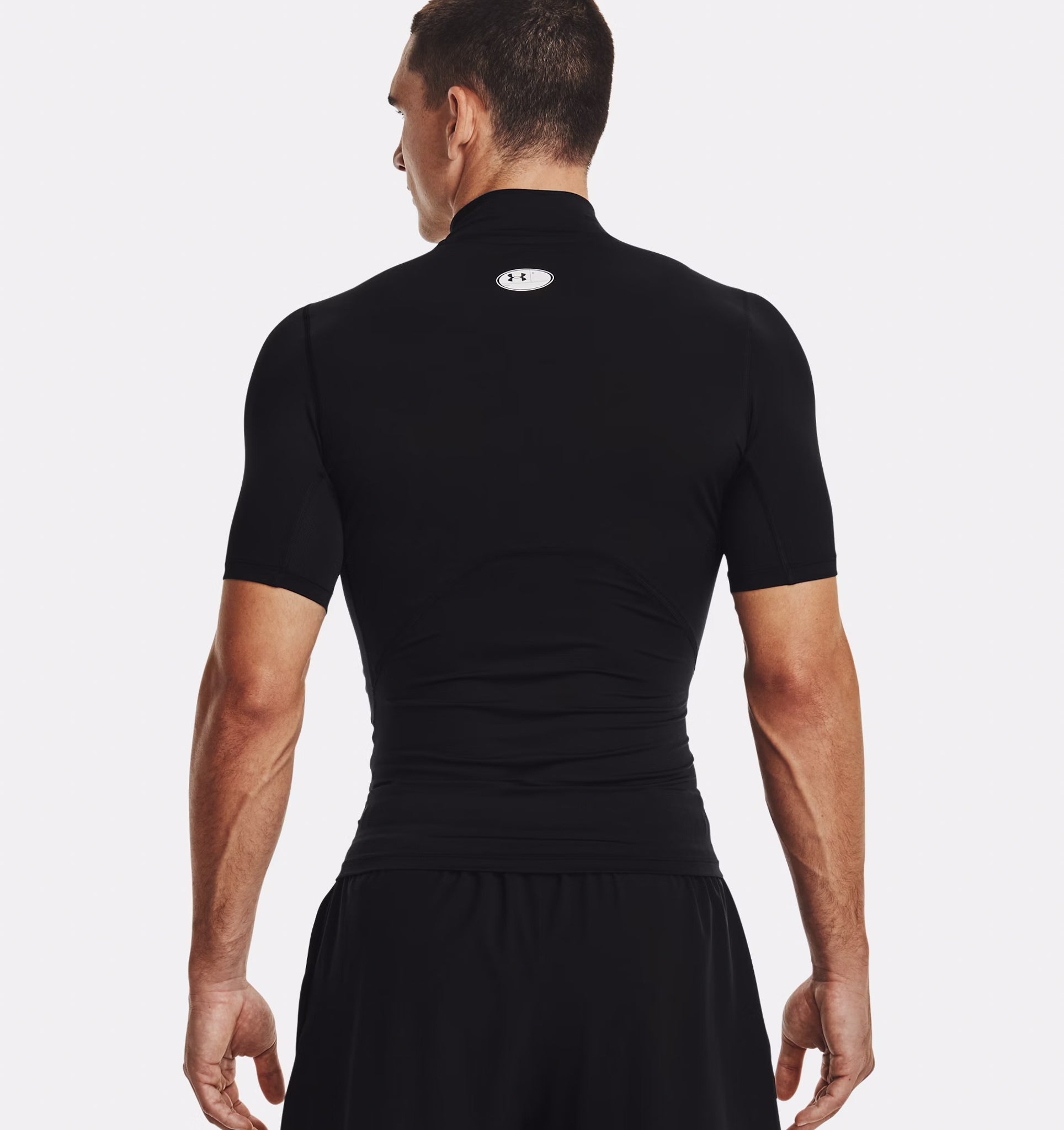 Maglia a maniche corte HeatGear® Compression Mock da uomo