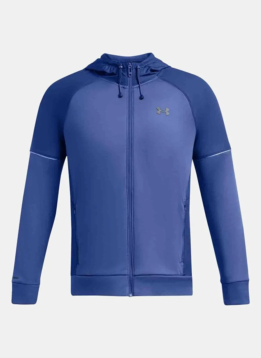 Felpa con cappuccio e zip intera Armour Fleece® Storm da uomo
