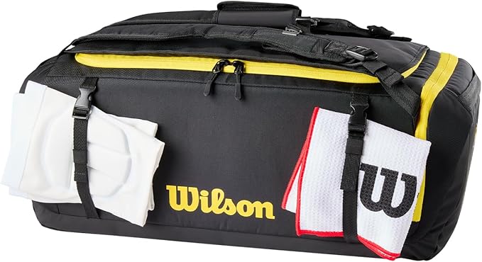Borsone Wilson nero/giallo