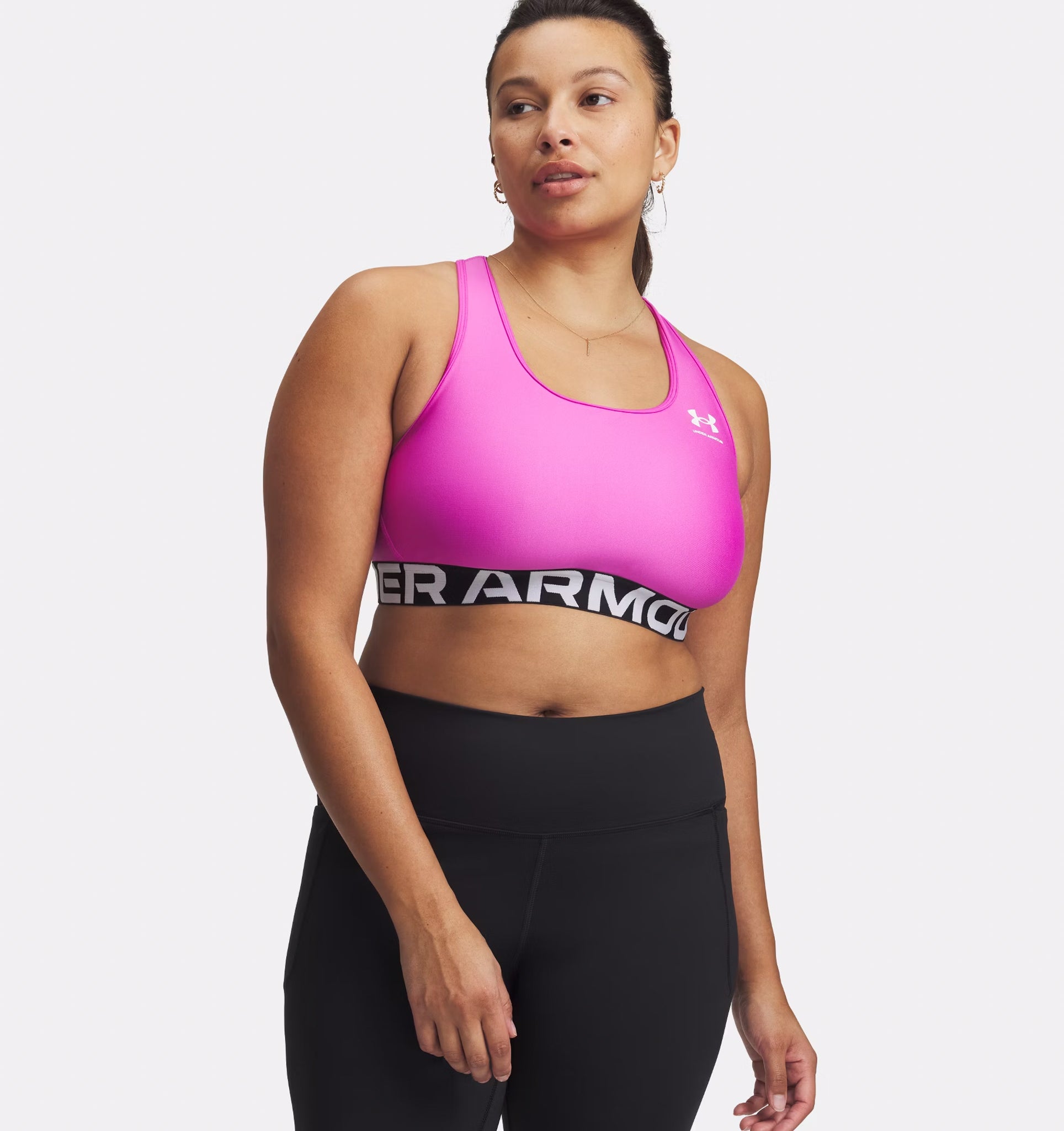 Reggiseno sportivo HeatGear® Armour Mid Branded da donna