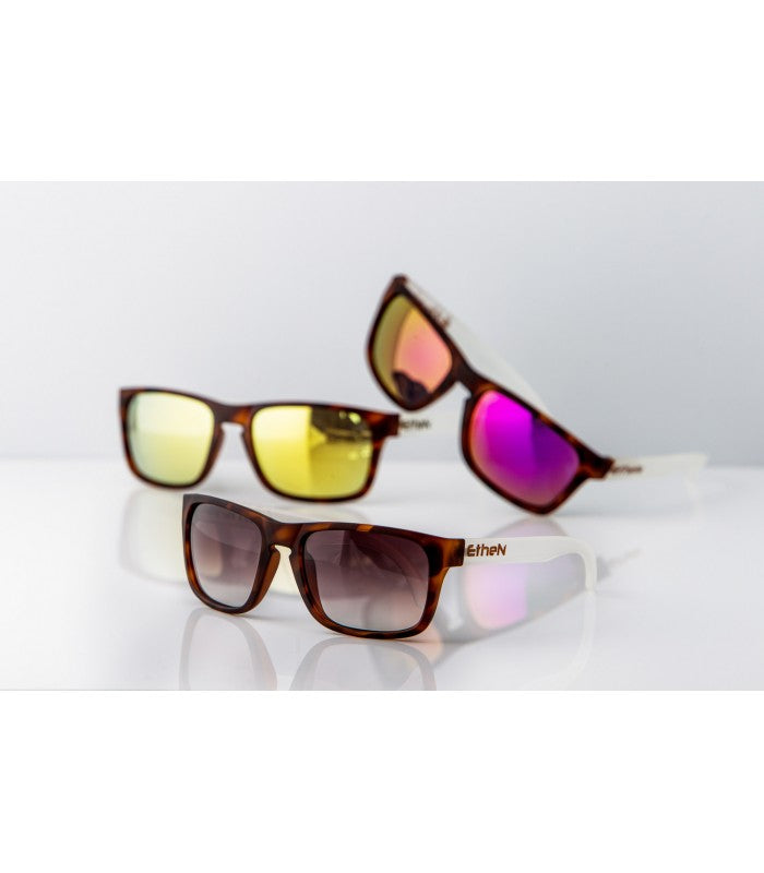 Occhiali Beach Volley Ethen - ICE nero mat/lente rossa