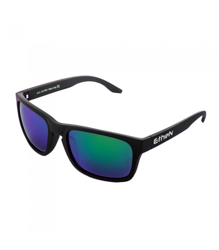 Occhiali Beach Volley Ethen - ICE nero mat/lente verde