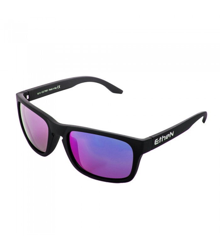 Occhiali Beach Volley Ethen - ICE nero mat/lente viola