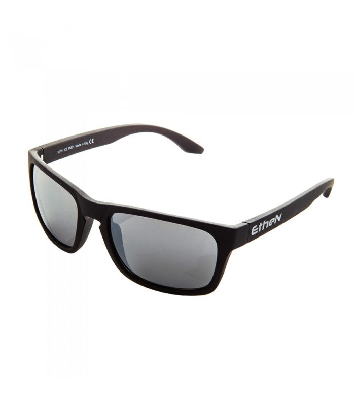 Occhiali Beach Volley Ethen - ICE nero mat/lente argento